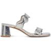 imageDolce Vita Womens Ilva Mid Heeled SandalSilver Distressed Leather