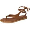imageDolce Vita Womens Judy Flat SandalCognac Leather