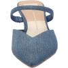 imageDolce Vita Womens Kanika Mid Heeled SandalBlue Denim