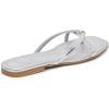 imageDolce Vita Womens Lucca Flat SandalSilver Distressed Stella