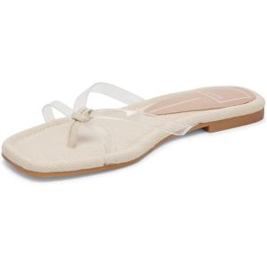 imageDolce Vita Womens Lucca Flat SandalCrystal Vinyl