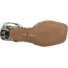 imageDolce Vita Womens Manji Heeled SandalBlackWhite Embossed Leather