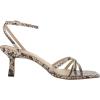 imageDolce Vita Womens Manji Heeled SandalBlackWhite Embossed Leather