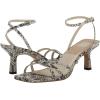 imageDolce Vita Womens Manji Heeled SandalBlackWhite Embossed Leather