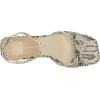 imageDolce Vita Womens Manji Heeled SandalBlackWhite Embossed Leather