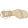 imageDolce Vita Womens Manji Heeled SandalBone Patent Leather