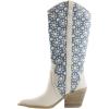 imageDolce Vita Womens Navene Knee High BootBlue Floral Fabric