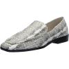 imageDolce Vita Womens Beny Loafer FlatGreyWhite Snake Embossed