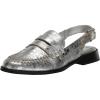Silver Crackled Leather
