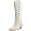 imageDolce Vita Womens Navene Knee High BootOatmeal Floral Eyelet