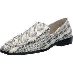 imageDolce Vita Womens Beny Loafer FlatGreyWhite Snake Embossed