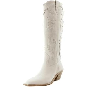 imageDolce Vita Womens Samsin Western BootIvory Nubuck