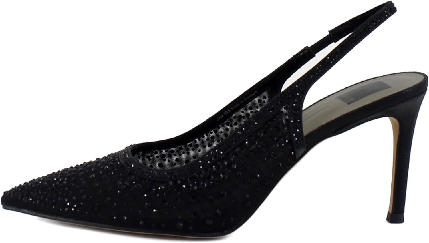 imageDolce Vita Womens Kaye Crystal Pointed Toe HeelsBlack Mesh
