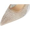 imageDolce Vita Womens Kaye Crystal Pointed Toe HeelsGold Mesh