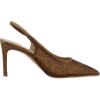 imageDolce Vita Womens Kaye Crystal Pointed Toe HeelsMid Brown Mesh