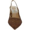 imageDolce Vita Womens Kaye Crystal Pointed Toe HeelsMid Brown Mesh