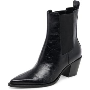 imageDOLCE VITA Womens Shadie H2o Ankle BootMidnight Crinkle Patent