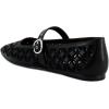 imageDolce Vita Womens Rodni Eyelet Perf Ballet FlatBlack Leather