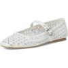 imageDolce Vita Womens Rodni Eyelet Perf Ballet FlatTrue White Leather
