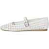 imageDolce Vita Womens Rodni Eyelet Perf Ballet FlatTrue White Leather