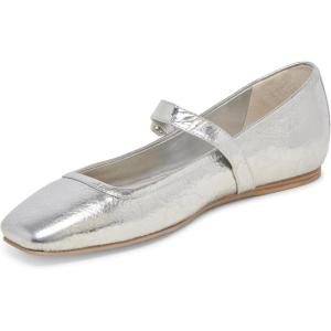 imageDolce Vita Womens Rodni Ballet FlatSilver Distressed Leather