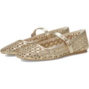 imageDolce Vita Womens Rodni Eyelet Perf Ballet FlatPlatinum Leather