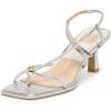 imageDolce Vita Womens Mylee Heeled SandalSilver