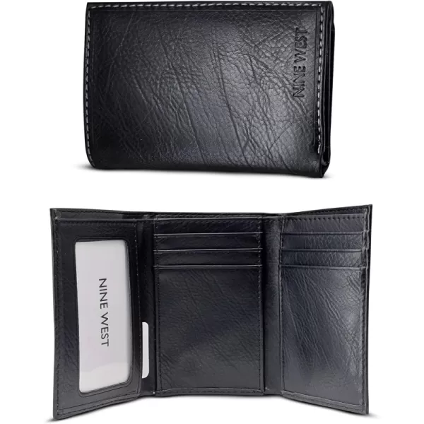 Black Two-Tone - Trifold Wallet