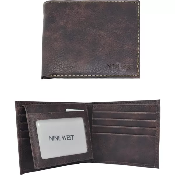 Brown Two-Tone - Passcase Bifold Wallet