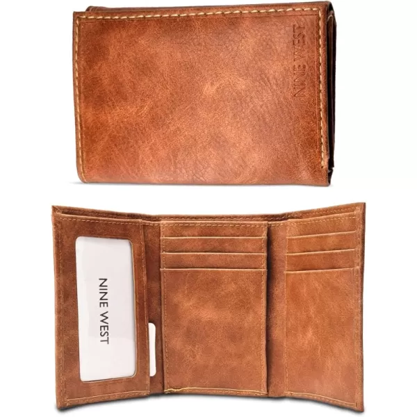 Tan Two-Tone - Trifold Wallet