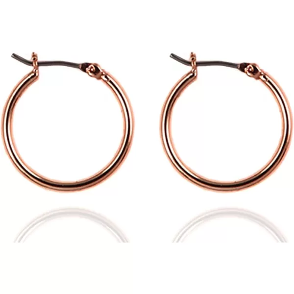 Gold Small Click-Top Hoop Earrings