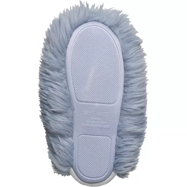 Nine West Bootie Slippers For Women, Furry Memory Foam Winter House Shoes