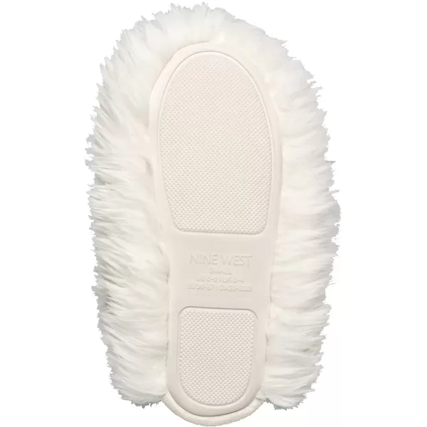 Nine West Bootie Slippers For Women, Furry Memory Foam Winter House Shoes