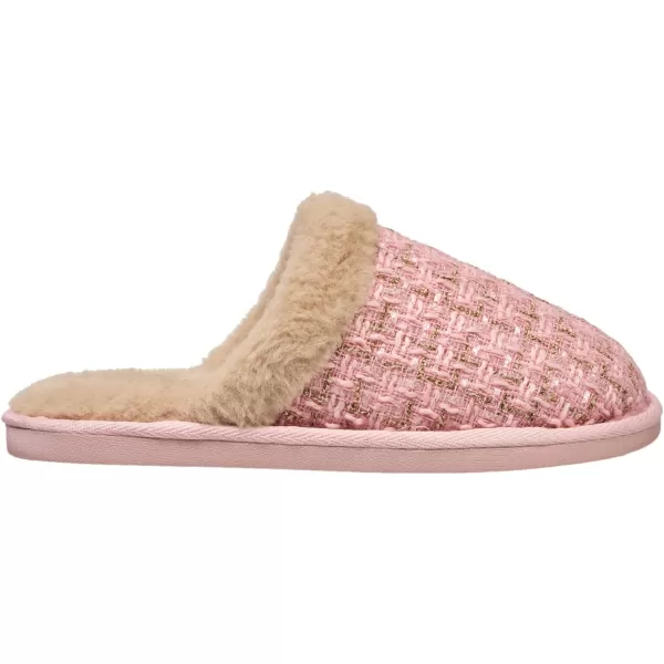 Nine West Premium Women's Slippers Fluffy Memory Foam House Slippers for Women Cozy Furry Insole