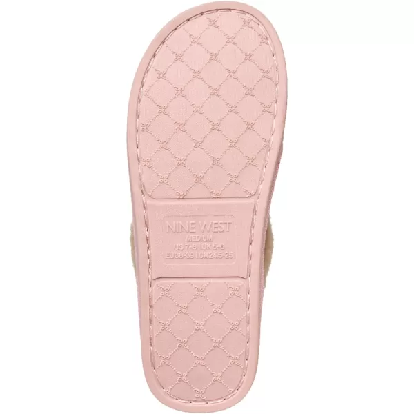 Nine West Premium Women's Slippers Fluffy Memory Foam House Slippers for Women Cozy Furry Insole