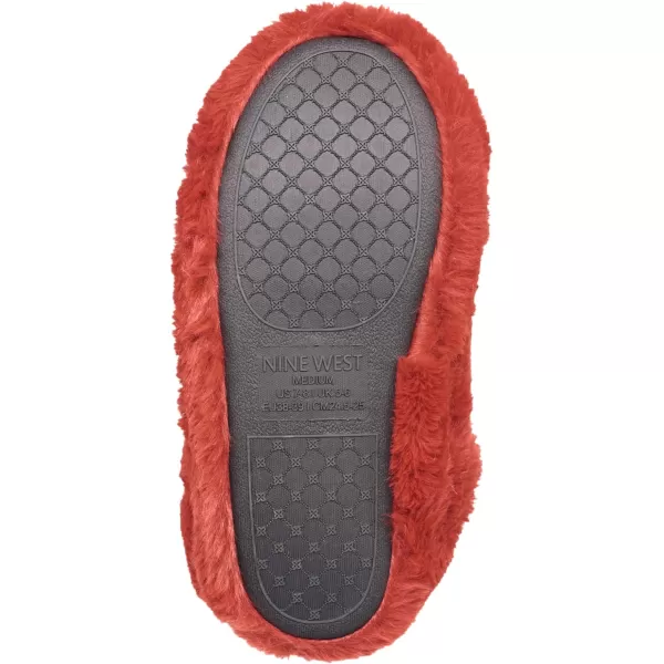 Nine West Women's Plush Clog Slippers for Women with Memory Foam