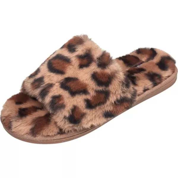 Nine West Women's Comfy Soft Memory Foam Indoor Outdoor Fluffy House Slide Slippers