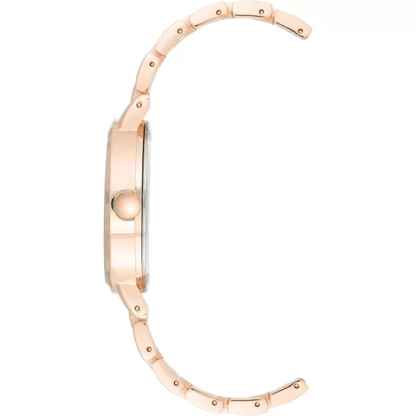NINE WEST Women's Glitter Accented Dial Watch, NW/2402