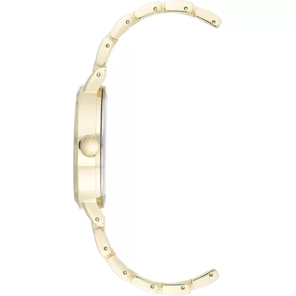 NINE WEST Women's Glitter Accented Dial Watch, NW/2402