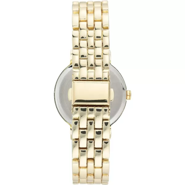 NINE WEST Women's Glitter Accented Dial Watch, NW/2402