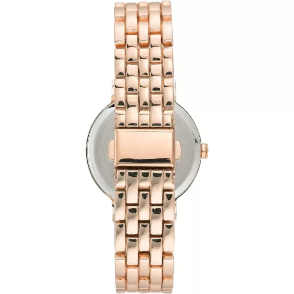 NINE WEST Women's Glitter Accented Dial Watch, NW/2402