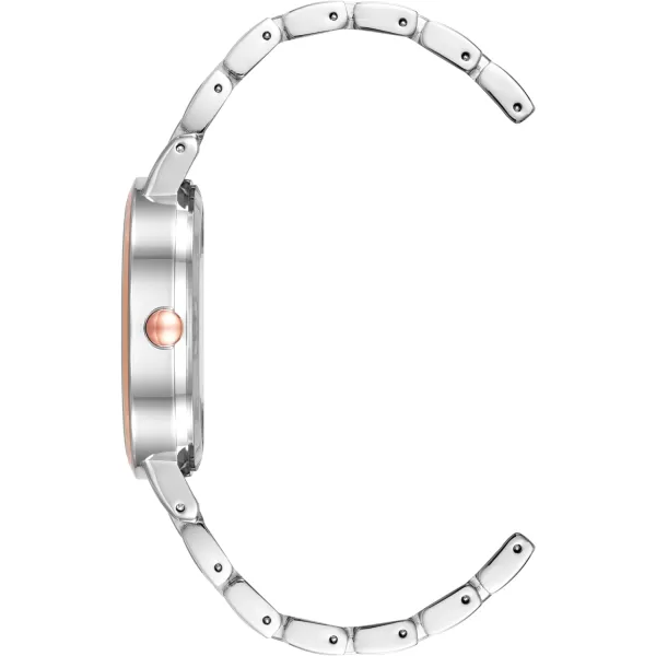 NINE WEST Women's Glitter Accented Dial Watch, NW/2402