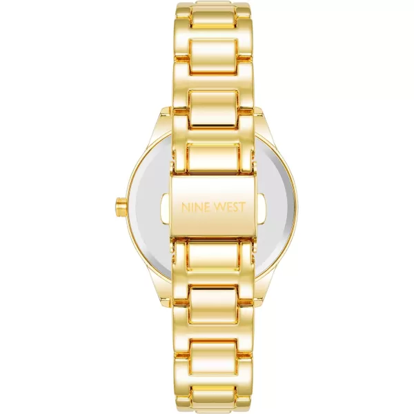 Nine West Women's Floral Dial Bracelet Watch