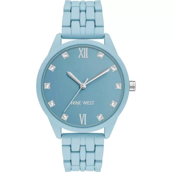 Nine West Women's Genuine Crystal Accented Bracelet Watch