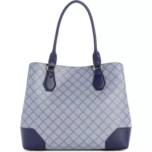 imageNine West Brooklyn Jet Set Carryall Chambray Logo