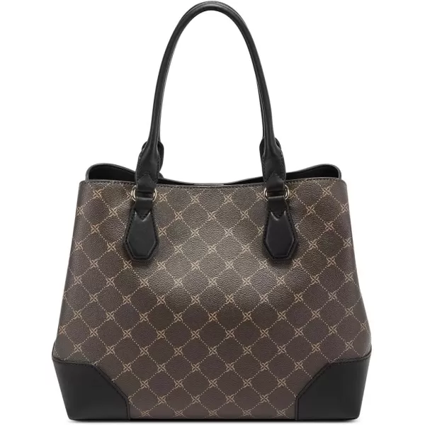 imageNine West Brooklyn Jet Set CarryallBrownBlack