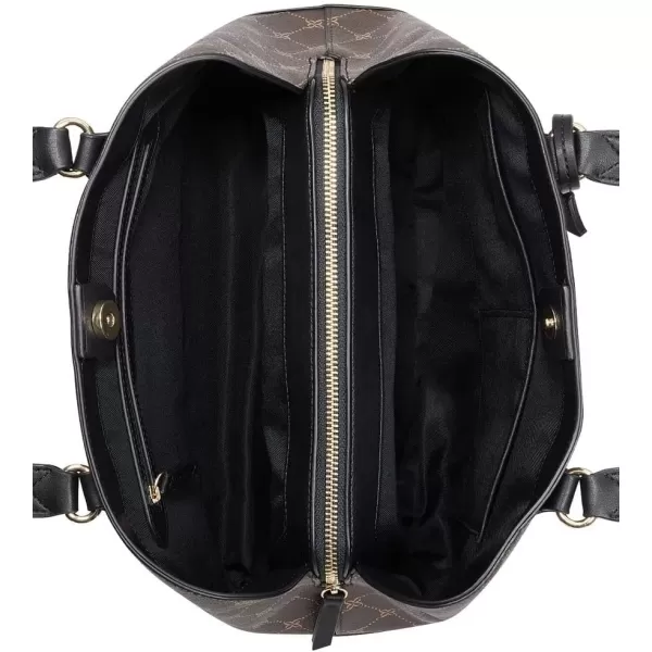 imageNine West Brooklyn Jet Set CarryallBrownBlack