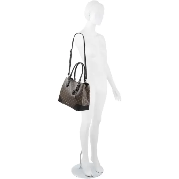 imageNine West Brooklyn Jet Set CarryallBrownBlack