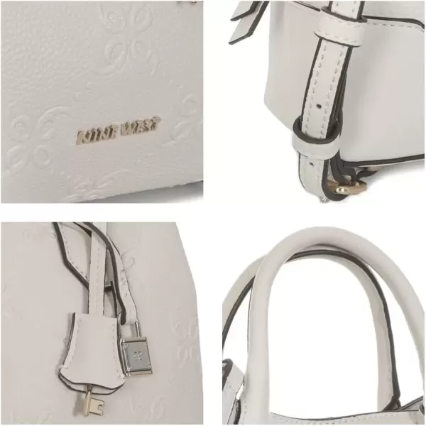 imageNine West Brooklyn Jet Set Satchel Milk