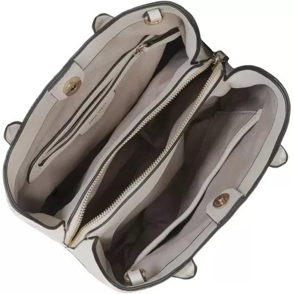 imageNine West Brooklyn Jet Set Satchel Milk